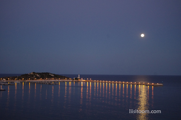 full moon in Dalt Vila Ibiza
