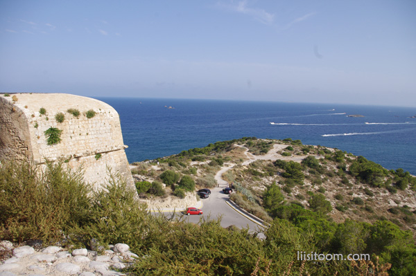 Views from Dalt Vila Ibiza walking route