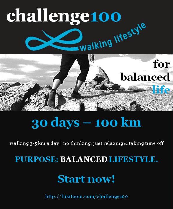 walking lifestyle challenge100