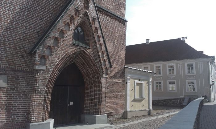 St John's church next to my high school Hugo Treffneri Gymnasium