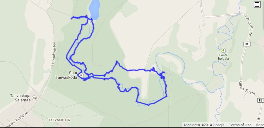 Taevaskoja Estonia walking route