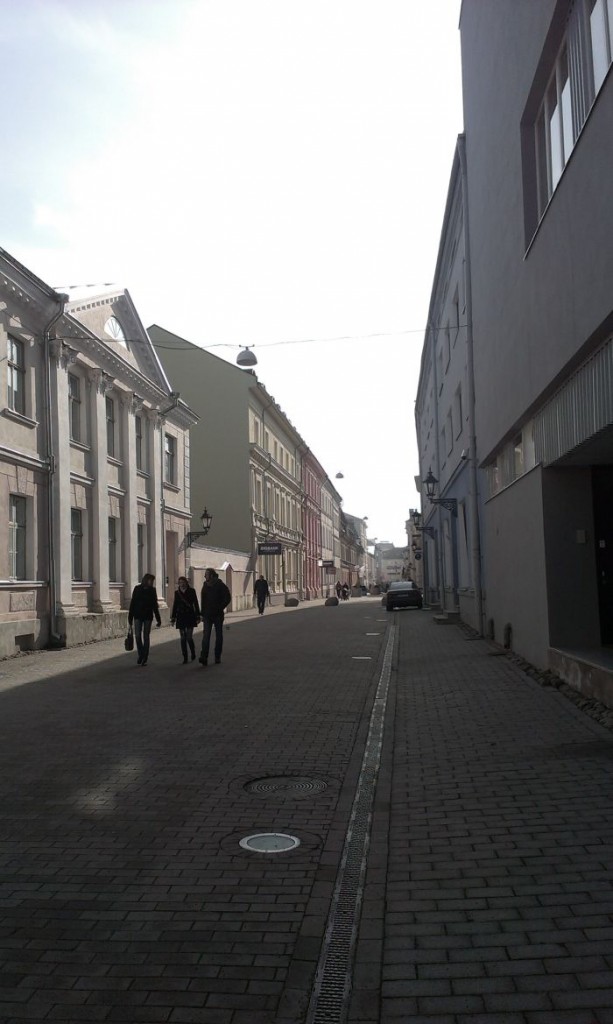 The beautiful streets of Tartu
