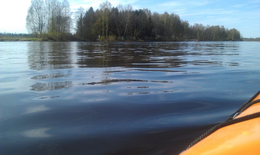 First kayaking training in May