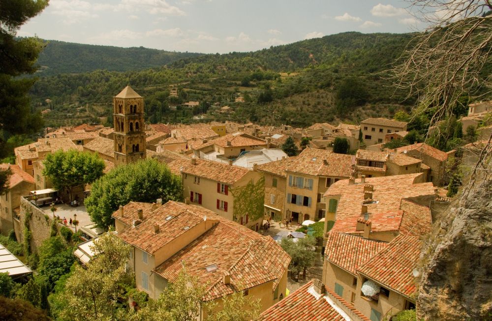 The view to Moustiers village
